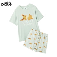 Gelato Pique Women's Pajamas Gelato Pique x Pokémon Sleep Shorts Cool Touch Mint T-shirt and Shorts
