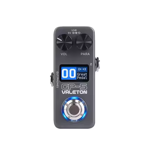 Valeton GP-5 New Single Form Digital Integrated Effect Device/NAM&IR Loader with 100 preset position