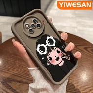 YIWESAN เคสสำหรับ Xiaomi POCO X3 POCO X3 Pro POCO X3 NFC เคสการ์ตูนคู่รักหวานลายเคสมือถือกันกระแทกดีไซน์ใหม่ซิลิโคนนิ่มเรียบง่ายคลุมป้องกันเลนส์กล้องทั้งหมด