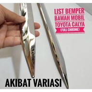 List Bemper Bawah Depan Mobil Toyota Calya List Bemper Depan Mobil