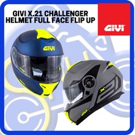 GIVI X.21 HELMET FULL FACE FLIP UP ORIGINAL GIVI X21 SPIRIT BLUE YELLOW BLACK YELLOW HELMET SPORT TO