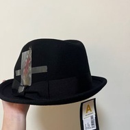 BRIXTON FEDORA  黑色 紳士帽 短邊紳士帽 羊毛紳士帽 復古紳士帽