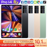 2024 Original Global Edition Tablet 32Gb 11Tb Android18 14-Inch High Resolution 8K 5G Dual Sim Card 