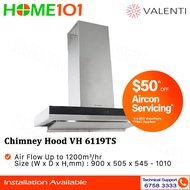 Valenti Chimney Hood 90cm VH 6119TS