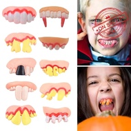 Denture Decoration Halloween Theme Monster And Zombie Teeth Funny Toys Perfect For Parties And F7b3