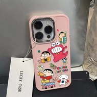 Graffiti Cartoon Pattern Phone Case Compatible for IPhone 11 12 13 14 15 Pro  X XR 15Plus XR X XS Max 7 8 Plus  Independent Large Hole Lens Protection Frame Silicone Soft Casing