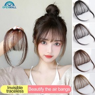 OPENMALL Fake Air Bangs Hair Styling Tools Hair Clip-In Extension Synthetic Hair Fake Fringe Natural