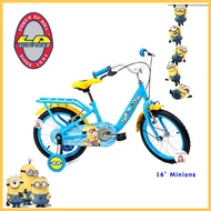 🔥ลดล้างสต็อก🔥 LA BICYCLE จักรยานเด็ก 16 นิ้ว มินเนียน Minions จักรยานเด็กมินเนียน จักรยานมินเนียน รถจักรยาน จักรยานแอลเอ จักรยานLA