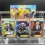 DIY TCG POCKET Collection Cards Red Adaman Guzma Giovanni Self Made Single Card Classic Game Anime C