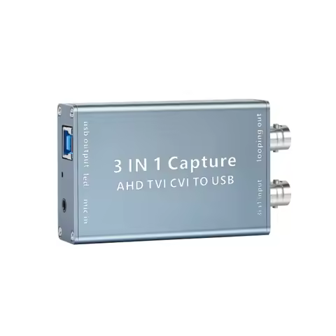 AHD TVI CVI to USB 3.0 Video Capture Card 1080P 60fps HD capture card Video Record Box for Live Stre