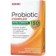 GNC Probiotic Complex Extra Strength with 150 Billion CFUs, 20 Capsules, Daily Probiotic port
