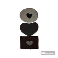 Package of 3 pcs various kinds of doormats (love doormats oval doormats koher box doormats