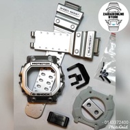 (PROMOSI) 🔥Set Tali Jam/Bnb GX56 King Silver Coin + Buckle & Keeper Black 🔥