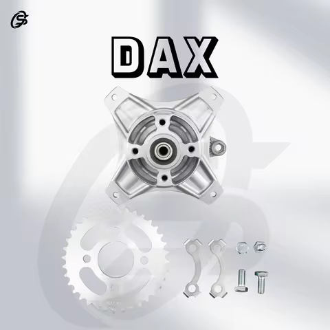 ST70 Drum Brake Hub Kit CT70 Hub with 420-36T Sprocket Plate DAX CT70 ST70 Parts Motorcycles Accesso
