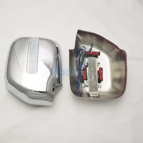 Exterior Car Side Mirror Cover For Toyota Land Cruiser 90 Prado FJ90 J90 1996-2002 Rearview Caps Tri