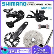 SHIMANO DEORE M4100 M5100 Groupset 1x10 Speed MTB M5100 170mm 175mm 32T 30T Crankset M4100 Shifter L