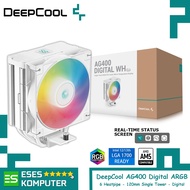 HSF Deepcool AG400 Digital ARGB White | 120mm Air CPU Cooler Intel/AMD