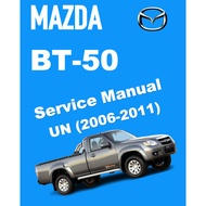 MAZDA BT50 BT-50 UN / J97M (2006-2011) SERVICE WORKSHOP MANUAL