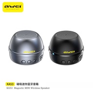Awei Magnetic Mini Bluetooth Stereo 360 Degree Surround Sound Mono Compatible Various Devices Comput