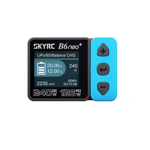 SkyRC B6neo+ DC 240W PD 126W Smart Charger Battery Balance Charger SK-100211 B6 neo+ B6NEO Compact C