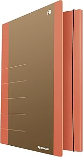 DONAU LIFE 2060001FSC-12 Folder with Elastic Band, Cardboard, Grammage 500 g/m² with 3 Flaps, DIN A4