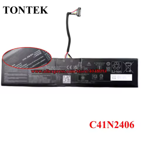 New C41N2406 Battery For Asus Rog Xbox Ally X RC73 RC73XA RC73XA-MR Handheld Gaming Computer 80Wh