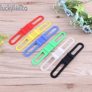 Elastic Bandage Silicon Strap Mountain Road Bike Torch Flashlight Bands Handle Bar Bell [luckylolita.my]