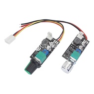 Manual 2-3 Wire Fan Speed Regulator 1A with Switch 5V12V Chassis Fan Knob Speed Reduction Noise Redu