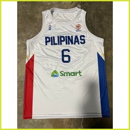 ∫ ﹊ ∜ GILAS PILIPINAS 2022 | JORDAN CLARKSON #6 WHITE JERSEY | PBA GILAS JERSEY | FULL SUBLIMATION