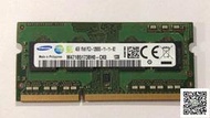 三星DDR3 4G 1600筆記本內存 PC3-12800S 4G 1RX8 8顆粒 標準電壓