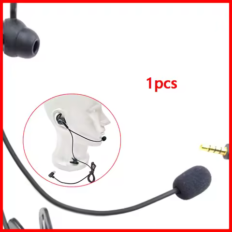 1Pc Type-C Ear Intercom Headset - For V6 Pro, V4C Plus, Q8, F6, V7, Judge, Referee - USB-C In-Ear Ea