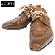 二手 Stefano Branchini 縫線設計真皮鞋，尺寸 7 1/2