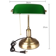 Green Acrylic Desk Lamp Retro Bedroom Bedside Lamp Living Room Decoration Table Lamp Desk LED Lighti
