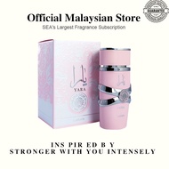 【Malay shipment】YARA perfume by lattafa 100 ml for her perfume yara lattafa yara yara perfume pink
