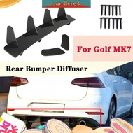 Car Rear Bumper Lip Diffuser Spoiler Splitter for Golf 7 candlered