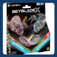 ​ BEYBLADE X BXG-34 (BX-00) Jurassic World Spinosaurus 3-85A vs. Quetzalcoatlus 4-55D
