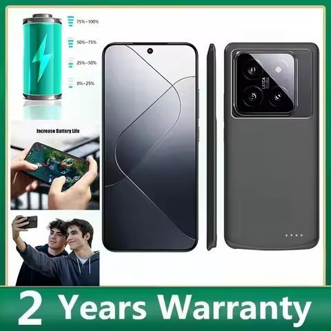 Fashion Power Case For Xiaomi Mi 15 Ultra 14 13 Ultra 12 11 10 15S Pro Redmi k20 Note 7 8 Mix 3 Batt