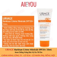 [Genuine With Stamp] URIAGE Bariesun Creme Minerale SPF50+ 50mL - Sensitive Skin Filter Sunscreen