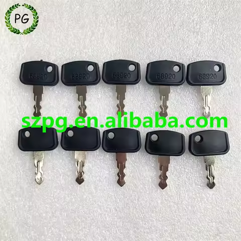 10PCS PL501-68920 68920 Ignition Key for Kubota B BX Series Tractors B26 ZD321 ZD323 RTV 500 900 BX1