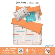 BIG SALES | JEAN PERRY Bedtalk Queen 4-IN-1 Fitted Bedsheet Set - 520 Threadcount (25cm)