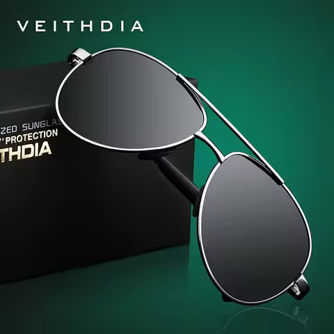 VEITHDIA Brand Sunglasses Men Polarized UV400 Sun Glasses Outdoor Sports Driving Male Women Eyewear 