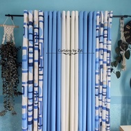 CBZ Rombus Powder Blue - Elegant Curtain 5ft-8ft