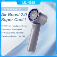 GF02 Handheld Fan 199 Level Strong Wind Portable Bladeless Fan Rechargeable With Air Turbo Cooler Mi