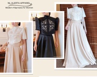 MODERN FILIPINIANA MESTIZA BARONG FOR WOMEN (One Size For Top)