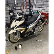 STRIPING STICKER AEROX OLD 155 YELLOW LB DESIGN TRANSPARENTPerformance