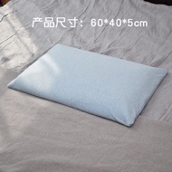 Thai natural latex pillow low pillow core thin pillow cervical pillow adult single pillow neck pillo