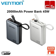 Vention 20000mAh Power Bank 45W