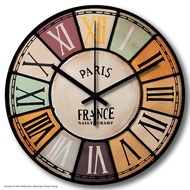 Unique Artistic Wall Clock - France Wall Clock
