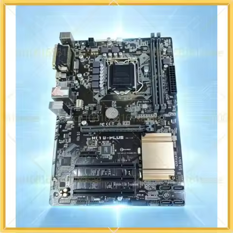 Used For ASUS H110-PLUS LGA1151 ATX Motherboard H110 2×DDR4 Support 6th 7th Gen Intel CPU