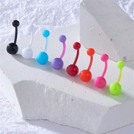 8pcs Acrylic Navel Rings, Cute Women Navel Piercing Jewelry; Enjoy Your Belly Piercing Ring; Best Gi